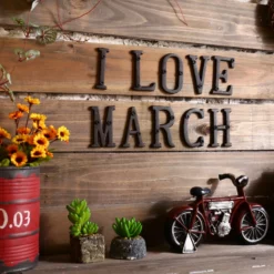 Life Easy Supply 3 Inch Vintage Wrought Iron House/Mailbox Number, DIY Cast Iron Alpabet Letter With Install Screws Other Products