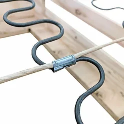 Life Easy Supply Upholstery Saggy Sofa Repair Kit Zig-Zag Spring Paper Wrapped Balance Wire 33ft + 40 Clips