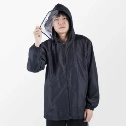 Life Easy Supply Isolation Protective Jacket With Detachable Face Shield Waterproof Personal Protective Clothing