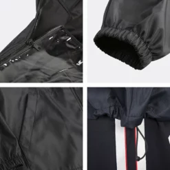 Life Easy Supply Isolation Protective Jacket With Detachable Face Shield Waterproof Personal Protective Clothing