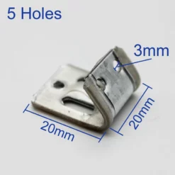 Life Easy Supply 100pcs Upholstery Zig-Zag Spring Clips S Clips DIY Chair & Sofa Spring Repair Clips - With Plastic Sleeve