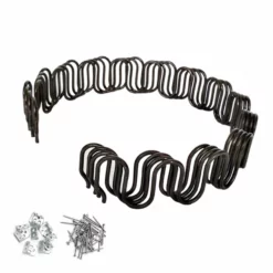 Life Easy Supply Extra Length Upholstery Zig-Zag Spring Kit-6pk Springs Clips Nails For Furniture Chair Couch Repair