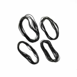 Life Easy Supply 4mm 110-135mm Replacement Flat Drive Belts For Recorder CD DVD-40pcs