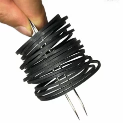 Life Easy Supply 2*2mm 75-100mm Rubber Square Belt For DIY Repair Record Player Walkman CD DVD - 20pcs