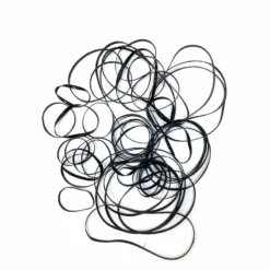 Life Easy Supply Replacement Flat Belt F Recorder CD DVD Walkman DIY Repair-3mm/W 40-135mm/L