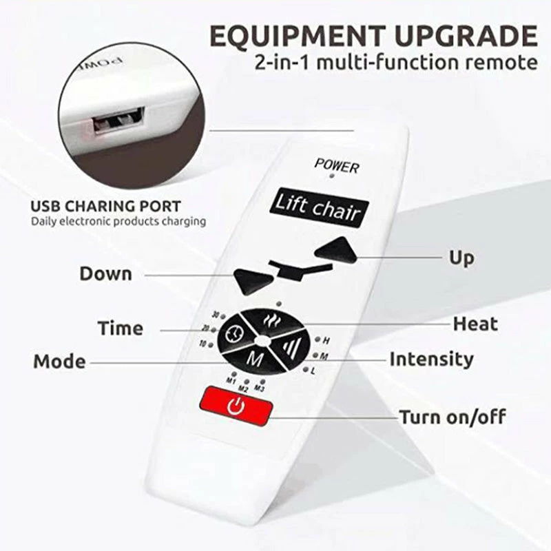 Life Easy Supply Replacement Remote Controller For Recliner Lifting Chair With Vibration Massage & Heat 5 Life Easy Supply Replacement Remote Controller For Recliner Lifting Chair With Vibration Massage & Heat