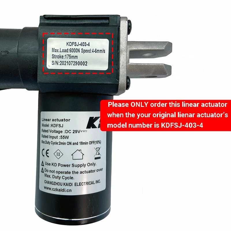 Life Easy Supply KDFSJ-403-4 Kaidi Linear Actuator For Power Recliner Lift Chair 5 Life Easy Supply KDFSJ-403-4 Kaidi Linear Actuator For Power Recliner Lift Chair