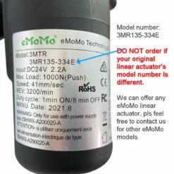 Life Easy Supply EMoMO 3MR135-334E Linear Actuator