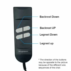 Life Easy Supply Mogktevo 4 Button 5 Pin Remote Controller For Recliner Lift Chairs