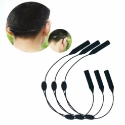 Life Easy Supply Adjustable Anti Slippery Eyeglass Retainer Strap No Tail Silicone - 3 Pack