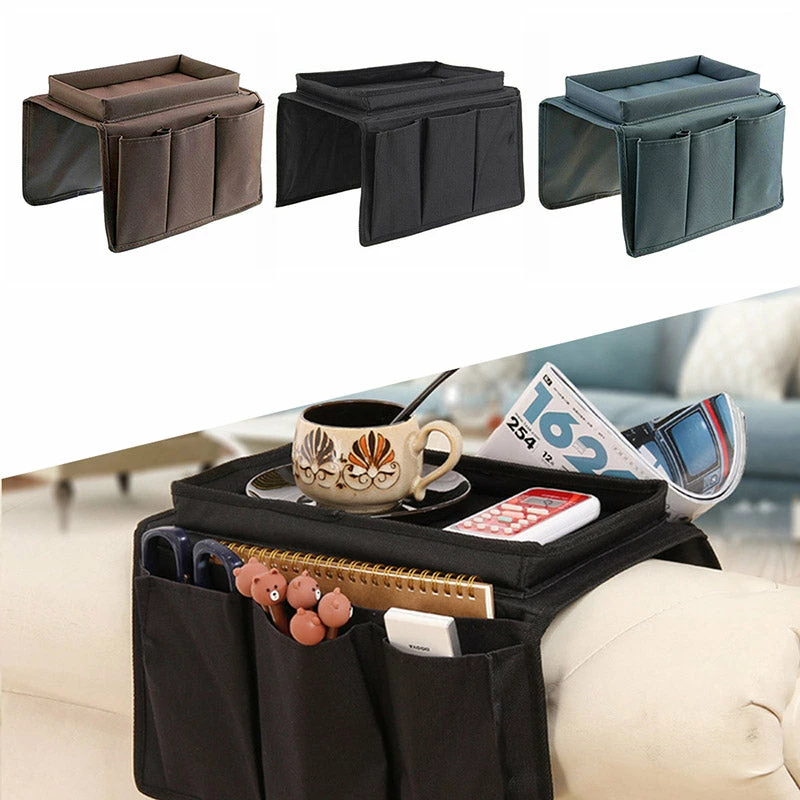 Life Easy Supply Upholstery Sofa Recliner Chair Armrest Organizer With 5 Pockets & Cup Holder Tray 4 Life Easy Supply Upholstery Sofa Recliner Chair Armrest Organizer With 5 Pockets & Cup Holder Tray
