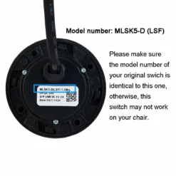 Life Easy Supply Switch & Charger MLSK5-D (LSF) Fixed Switch For Recliner Lift Chair Sofa Couch 2 Button 5pin W/ USB