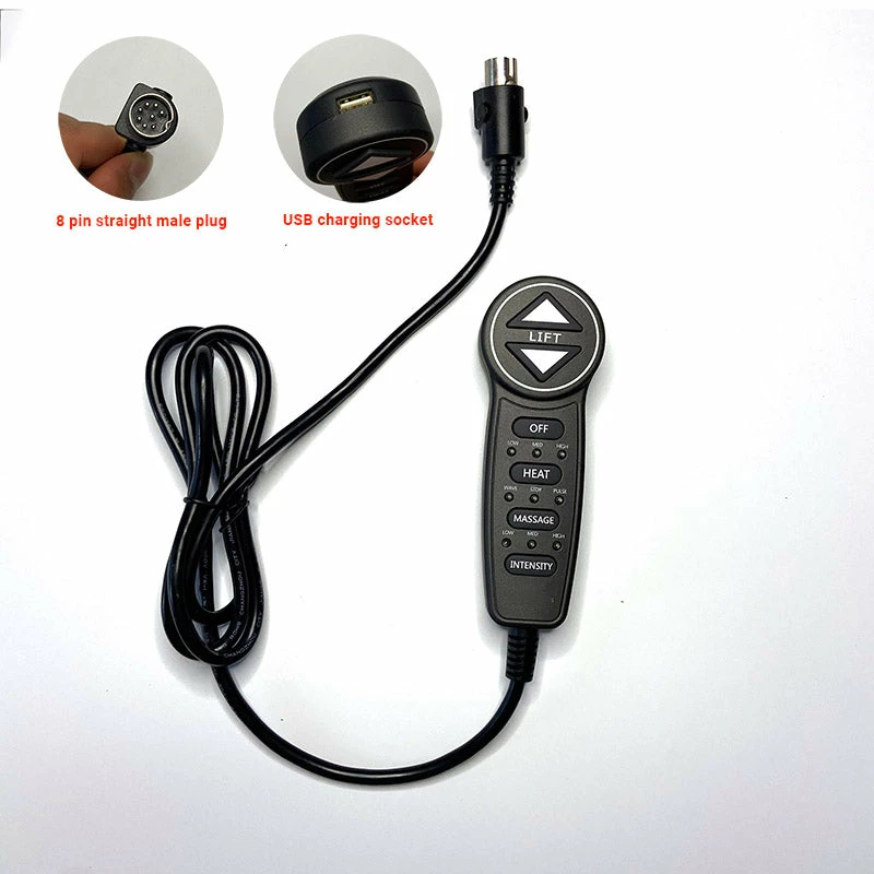 Life Easy Supply MLSK55-A1 Remote Controller & Junction Box Power Recliner 6 Button 8 Pin 5 Life Easy Supply MLSK55-A1 Remote Controller & Junction Box Power Recliner 6 Button 8 Pin