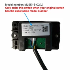 Life Easy Supply Mulin MLSK15-C2(L) Switch 4 Button Controller With USB For Recliner Lift Chair Couch Etc Switch & Charger
