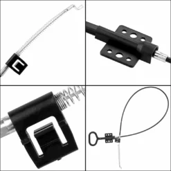 Life Easy Supply 98cm/38.6in Recliner Sofa Cable, Sofa Recliner Release Cable, D Ring Couch Recliner Pull Handle Upholstery