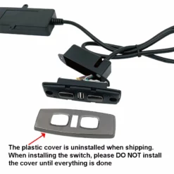 Life Easy Supply KDH120-005 4 Buttons Side Switch With USB For Recliner/Lift Chair Switch & Charger