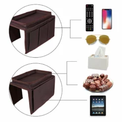 Life Easy Supply Upholstery Sofa Recliner Chair Armrest Organizer With 5 Pockets & Cup Holder Tray 14 Life Easy Supply Upholstery Sofa Recliner Chair Armrest Organizer With 5 Pockets & Cup Holder Tray