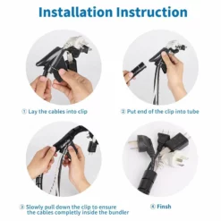 Life Easy Supply 118 In Cable Protection Sleeve For Cords Organization & Against Pets Chew Damage 10 Life Easy Supply 118 In Cable Protection Sleeve For Cords Organization & Against Pets Chew Damage