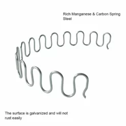 Life Easy Supply Extra Length Upholstery Zig-Zag Spring Kit-6pk Springs Clips Nails For Furniture Chair Couch Repair