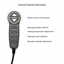 Life Easy Supply MLSK55-A1 Remote Controller & Junction Box Power Recliner 6 Button 8 Pin 10 Life Easy Supply MLSK55-A1 Remote Controller & Junction Box Power Recliner 6 Button 8 Pin