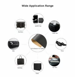 Life Easy Supply Upholstery Self-Adhesive Leather Patch For Furniture Repair 20*47 Inches