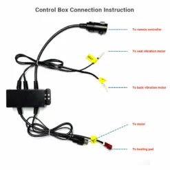 Life Easy Supply MLSK55-A1 Remote Controller & Junction Box Power Recliner 6 Button 8 Pin 11 Life Easy Supply MLSK55-A1 Remote Controller & Junction Box Power Recliner 6 Button 8 Pin