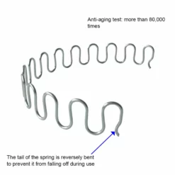 Life Easy Supply Extra Length Upholstery Zig-Zag Spring Kit-6pk Springs Clips Nails For Furniture Chair Couch Repair