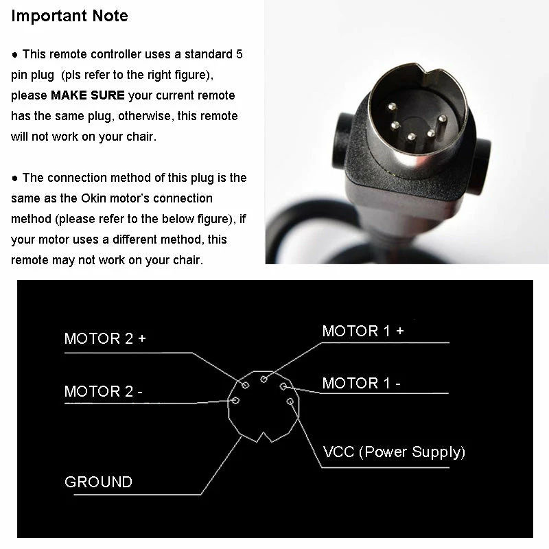 Life Easy Supply 6 Buttons 5 Pin Remote Controller For Lift Chair Or Power Recliner 14 Life Easy Supply 6 Buttons 5 Pin Remote Controller For Lift Chair Or Power Recliner