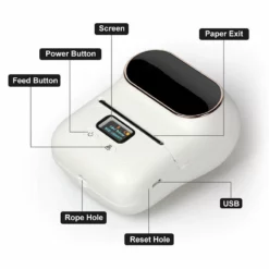 Life Easy Supply M110 Portable Bluetooth Thermal Printer Mini Mobile Sticker Label Maker, QR Barcode Clothing Jewelry Label Printing Machine 21 Life Easy Supply M110 Portable Bluetooth Thermal Printer Mini Mobile Sticker Label Maker, QR Barcode Clothing Jewelry Label Printing Machine