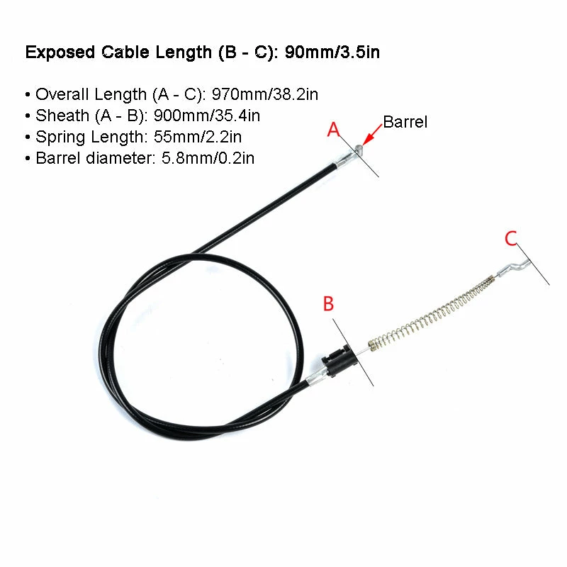 Life Easy Supply Upholstery 2 Pcs Replacement Recliner Release Cable For Chairs And Sofas - With Spring 7 Life Easy Supply Upholstery 2 Pcs Replacement Recliner Release Cable For Chairs And Sofas - With Spring