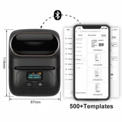 Life Easy Supply M110 Portable Bluetooth Thermal Printer Mini Mobile Sticker Label Maker, QR Barcode Clothing Jewelry Label Printing Machine 19 Life Easy Supply M110 Portable Bluetooth Thermal Printer Mini Mobile Sticker Label Maker, QR Barcode Clothing Jewelry Label Printing Machine