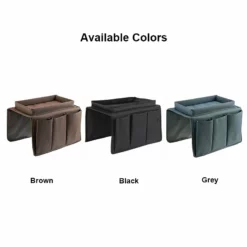 Life Easy Supply Upholstery Sofa Recliner Chair Armrest Organizer With 5 Pockets & Cup Holder Tray 16 Life Easy Supply Upholstery Sofa Recliner Chair Armrest Organizer With 5 Pockets & Cup Holder Tray