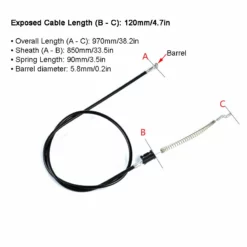 Life Easy Supply Upholstery 2 Pcs Replacement Recliner Release Cable For Chairs And Sofas - With Spring 13 Life Easy Supply Upholstery 2 Pcs Replacement Recliner Release Cable For Chairs And Sofas - With Spring