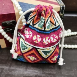 Life Easy Supply Other Products 8Pcs Drawstring Linen Storage Bag Beam Bag For Small Items Like Gifts Jewelry Cosmetic Electronics Coins