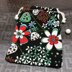 Life Easy Supply Other Products 8Pcs Drawstring Linen Storage Bag Beam Bag For Small Items Like Gifts Jewelry Cosmetic Electronics Coins