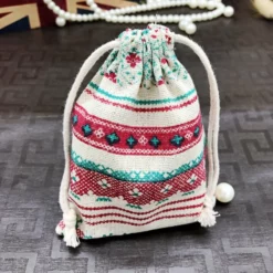 Life Easy Supply Other Products 8Pcs Drawstring Linen Storage Bag Beam Bag For Small Items Like Gifts Jewelry Cosmetic Electronics Coins