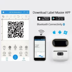 Life Easy Supply M110 Portable Bluetooth Thermal Printer Mini Mobile Sticker Label Maker, QR Barcode Clothing Jewelry Label Printing Machine 23 Life Easy Supply M110 Portable Bluetooth Thermal Printer Mini Mobile Sticker Label Maker, QR Barcode Clothing Jewelry Label Printing Machine