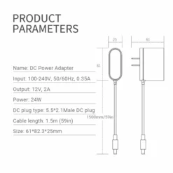 Life Easy Supply Power Adapter For Recliner Massage System 12V 2A DC5.5*2.1 15 Life Easy Supply Power Adapter For Recliner Massage System 12V 2A DC5.5*2.1