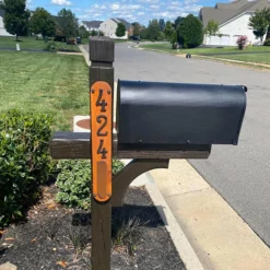 Life Easy Supply 3 Inch Vintage Wrought Iron House/Mailbox Number, DIY Cast Iron Alpabet Letter With Install Screws Other Products