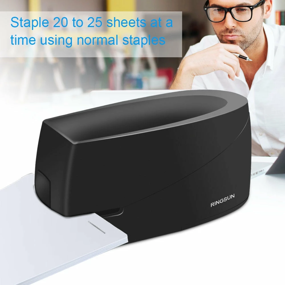 Life Easy Supply 25 Sheets Electric Stapler Paper Documents Electric Stapler Gun Fits 26/4 24/4 Staples 6 Life Easy Supply 25 Sheets Electric Stapler Paper Documents Electric Stapler Gun Fits 26/4 24/4 Staples