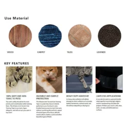 Life Easy Supply Self-adhesive Anti-Scratch Furniture Protection Tape Pet Cat Training Tape Upholstery 11 Life Easy Supply Self-adhesive Anti-Scratch Furniture Protection Tape Pet Cat Training Tape Upholstery