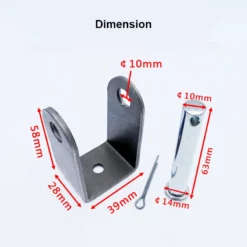 Life Easy Supply 2 Pcs U Shape Mounting Brackets Link For Linear Actuator Motor 17 Life Easy Supply 2 Pcs U Shape Mounting Brackets Link For Linear Actuator Motor