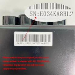 Life Easy Supply Replacement EMoMo Junction Box For Recliner Lift Chair SN:E034KA8HL