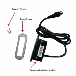 Life Easy Supply EMoMo HX90HU Power Recliner Switch 5 Button 5 Pin With USB Port Switch & Charger