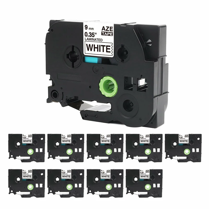 Life Easy Supply 10 Pcs 3rd Party Print Tape For Brother Printer 3/8 In (9mm) Replaces TZ-221 TZE-221 Other Products 3 Life Easy Supply 10 Pcs 3rd Party Print Tape For Brother Printer 3/8 In (9mm) Replaces TZ-221 TZE-221 Other Products