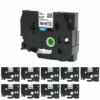 Life Easy Supply 10 Pcs Compatible Label Tape For Brother Printer 1/2in (12mm) Replaces TZe 231 TZe-231 TZe231 Other Products