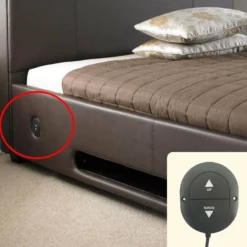 Life Easy Supply Switch & Charger Universal Fixed Side Hand Controller For Electric Furniture Oval 2 Button 5 Pin Handset