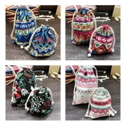 Life Easy Supply Sales 15 Life Easy Supply Other Products 8Pcs Drawstring Linen Storage Bag Beam Bag For Small Items Like Gifts Jewelry Cosmetic Electronics Coins