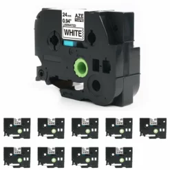 Life Easy Supply Other Products 10 Pack Compatible Label Tape Replacement For TZe-251 TZ251 Brother P Touch Label Tape 24mm/0.94in