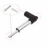 Life Easy Supply 5 Pcs DIY Install Clevis Pin & Clip For Recliner Linear Actuator Motor 0.3*2.29" Upholstery
